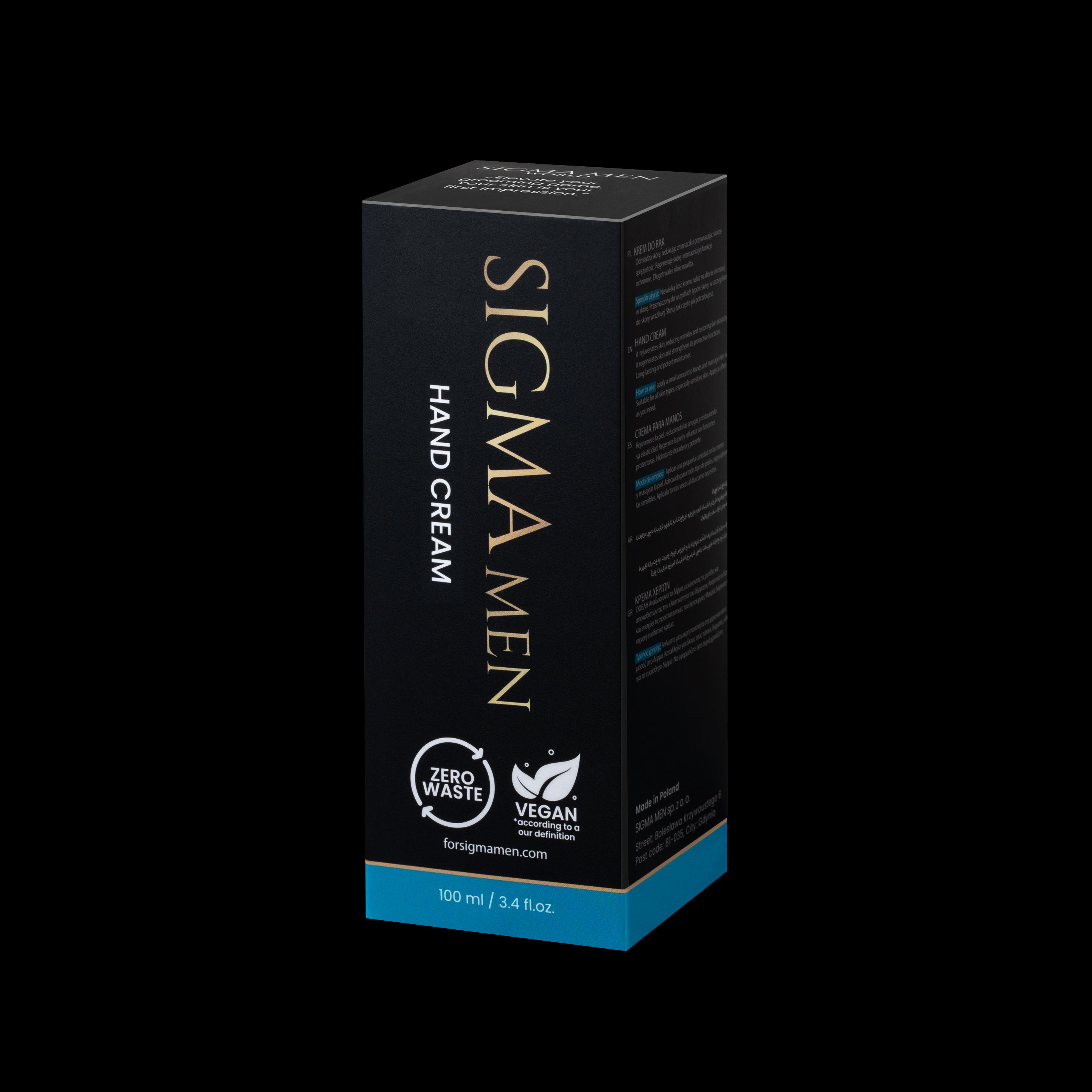 SIGMA MEN-Hand in business regenerating hand cream