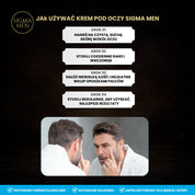 Krem pod oczy dla mężczyzn  redukcja zmarszczek i oznak zmęczenia, 30ml SIGMA MEN