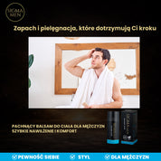 Pachnący balsam do ciała dla mężczyzn  szybkie nawilżenie i komfort, 100ml SIGMA MEN
