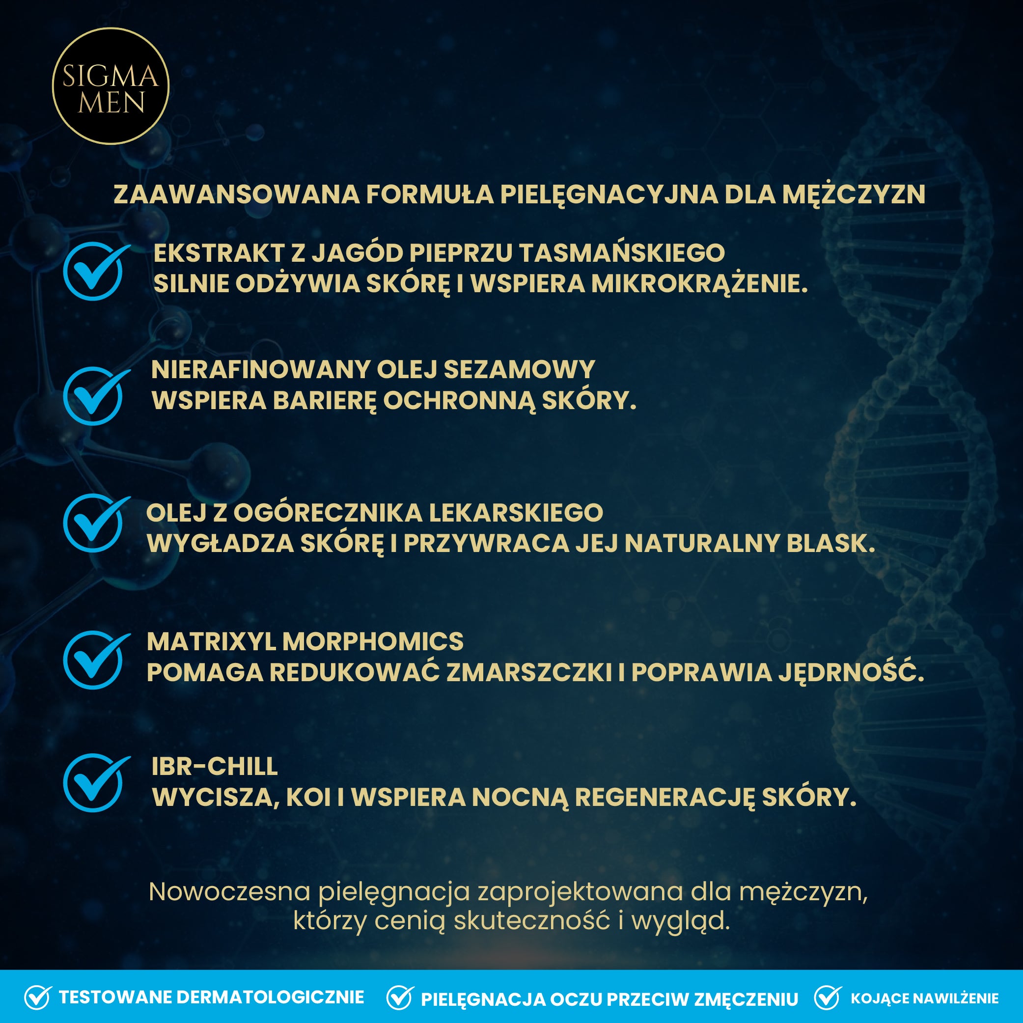 Siero notte nutriente SIGMA MEN-Night Regeneration