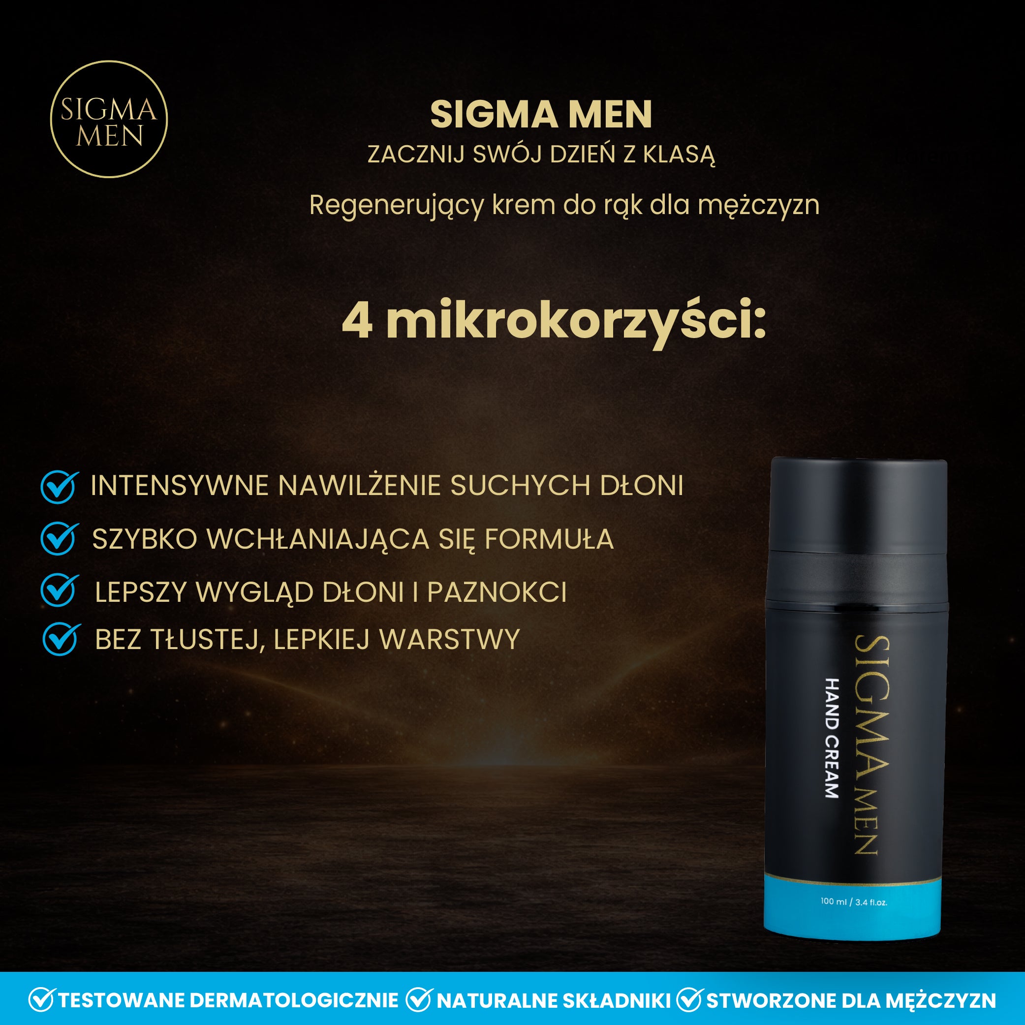 SIGMA MEN-Crema mani rigenerante Hand in Business 
