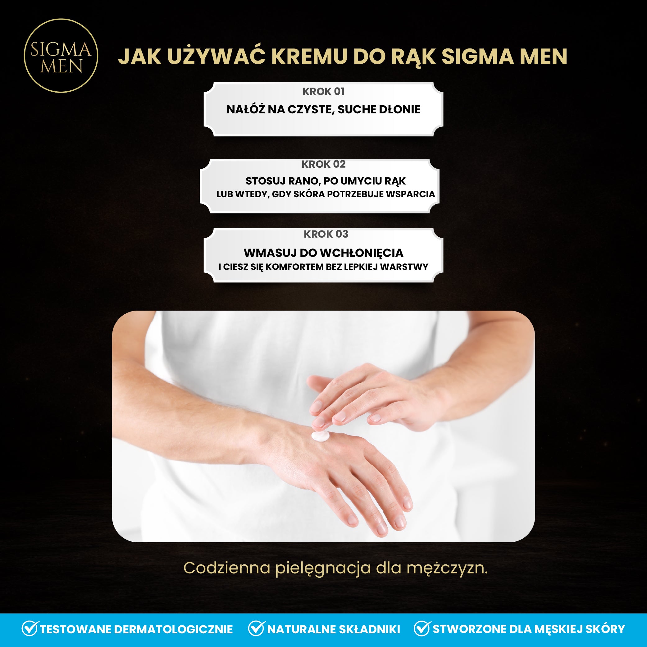 SIGMA MEN-Crema mani rigenerante Hand in Business 