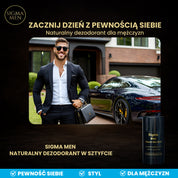 Naturalny Dezodorant w Sztyfcie dla Mężczyzn, Długotrwała Ochrona i Świeżość,75g- Sigma Men