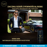 Naturalny Dezodorant w Sztyfcie dla Mężczyzn, Długotrwała Ochrona i Świeżość,75g- Sigma Men