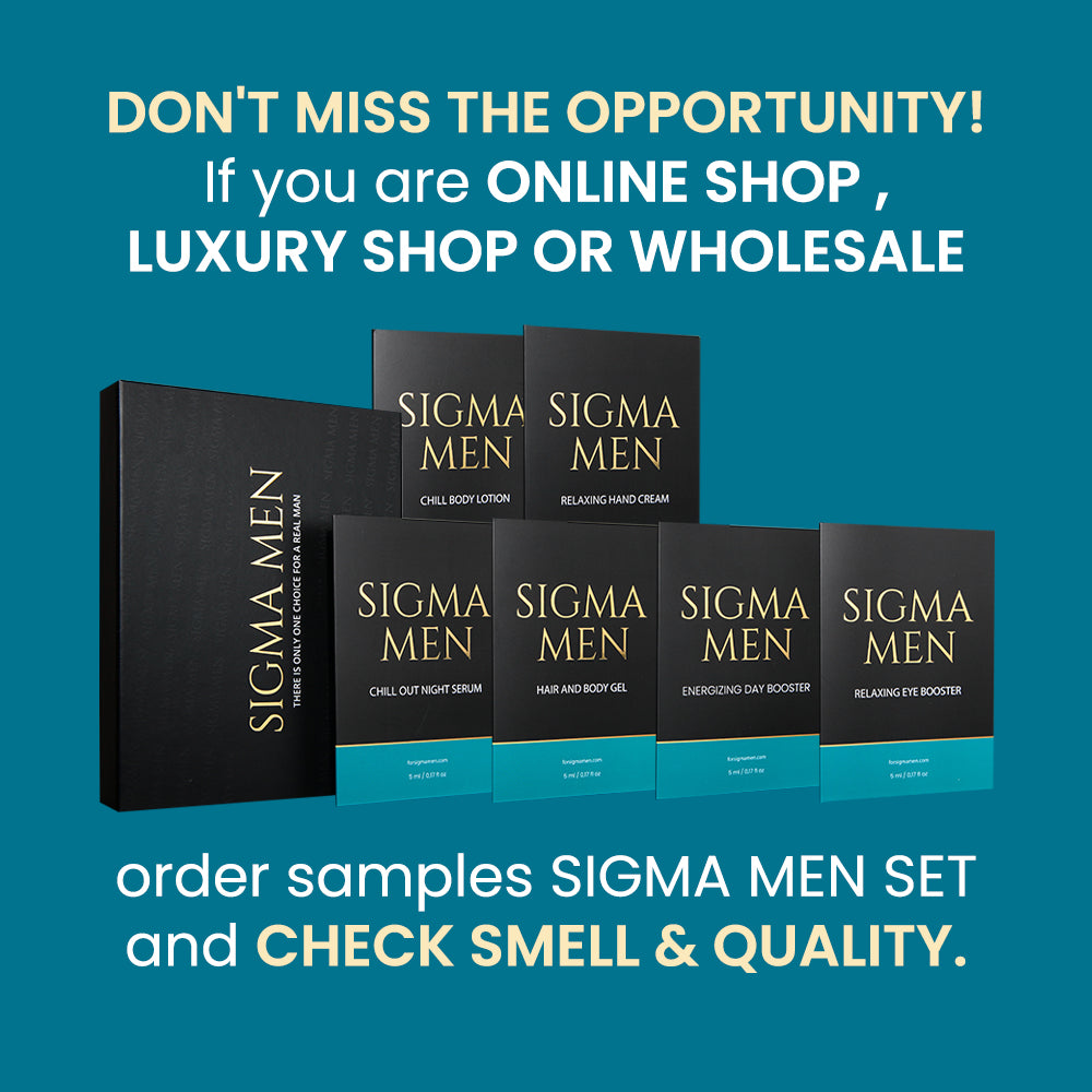 Check the real quality & smell - buy sample box Sigma Men Skin Care